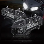 LED Motorcycle Headlight Goldwing GL 1800 120W Moto LED Light Headlights For Honda Gold Wing GL1800 2001-2017 Motobike Headlamp - Image 4