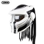 Motorcycle Helmet Full Face Predator Single Len Dual Visor Casco Capacete Moto Predator Helmets Motorbike - Image 2